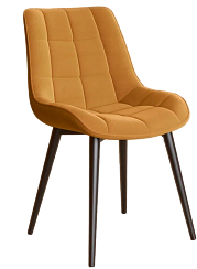 Стул DL-2407 (Велюр   горчица (AOX)) Стул DL-2407 (Велюр   горчица (AOX))