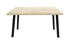 Стол Фостер М 1200*800*750 Ноги КС-60 /черный металл (комплект) (Дуб Мадуро 6289) Стол Фостер М 1200*800*750 Ноги КС-60 /черный металл (комплект) (Дуб Мадуро 6289)