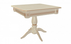 Стол Этра 900*900*765 (тон слон.кость RAL1013 + патина золото) Стол Этра 900*900*765 (тон слон.кость RAL1013 + патина золото)